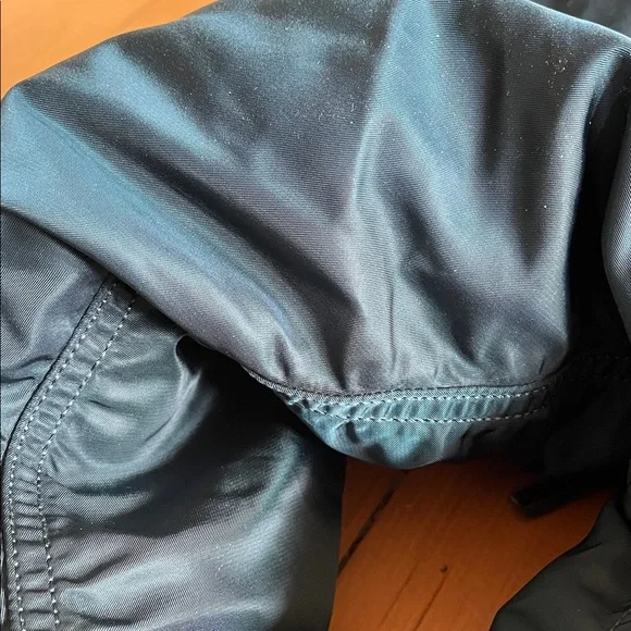 Alpha Industries Flying Man’s N-2B dark teal Fur-Trimmed Hooded Jacket - Picture 14 of 16